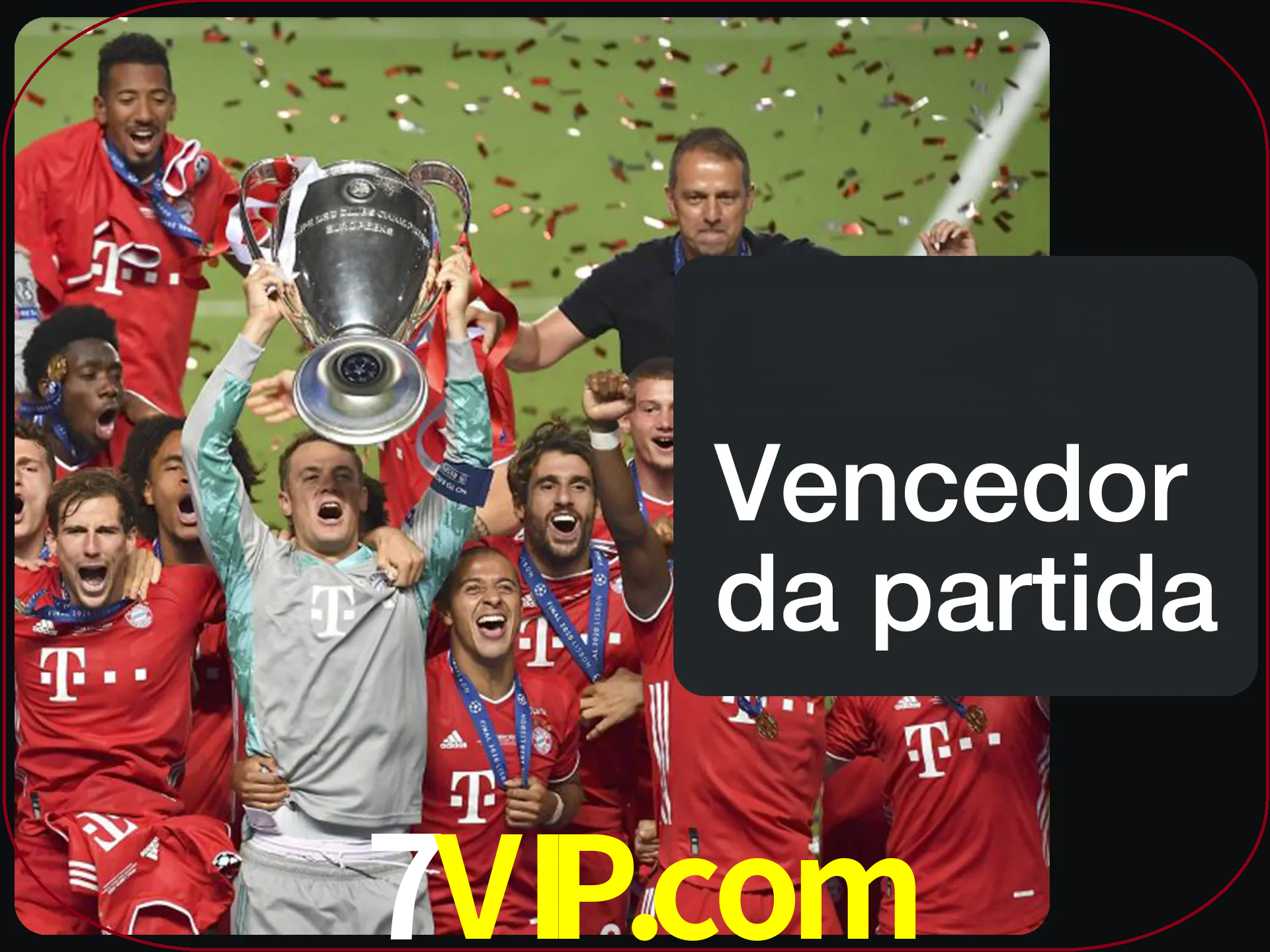 Aposte no vencedor e ganhe uma grande quantia de dinheiro.